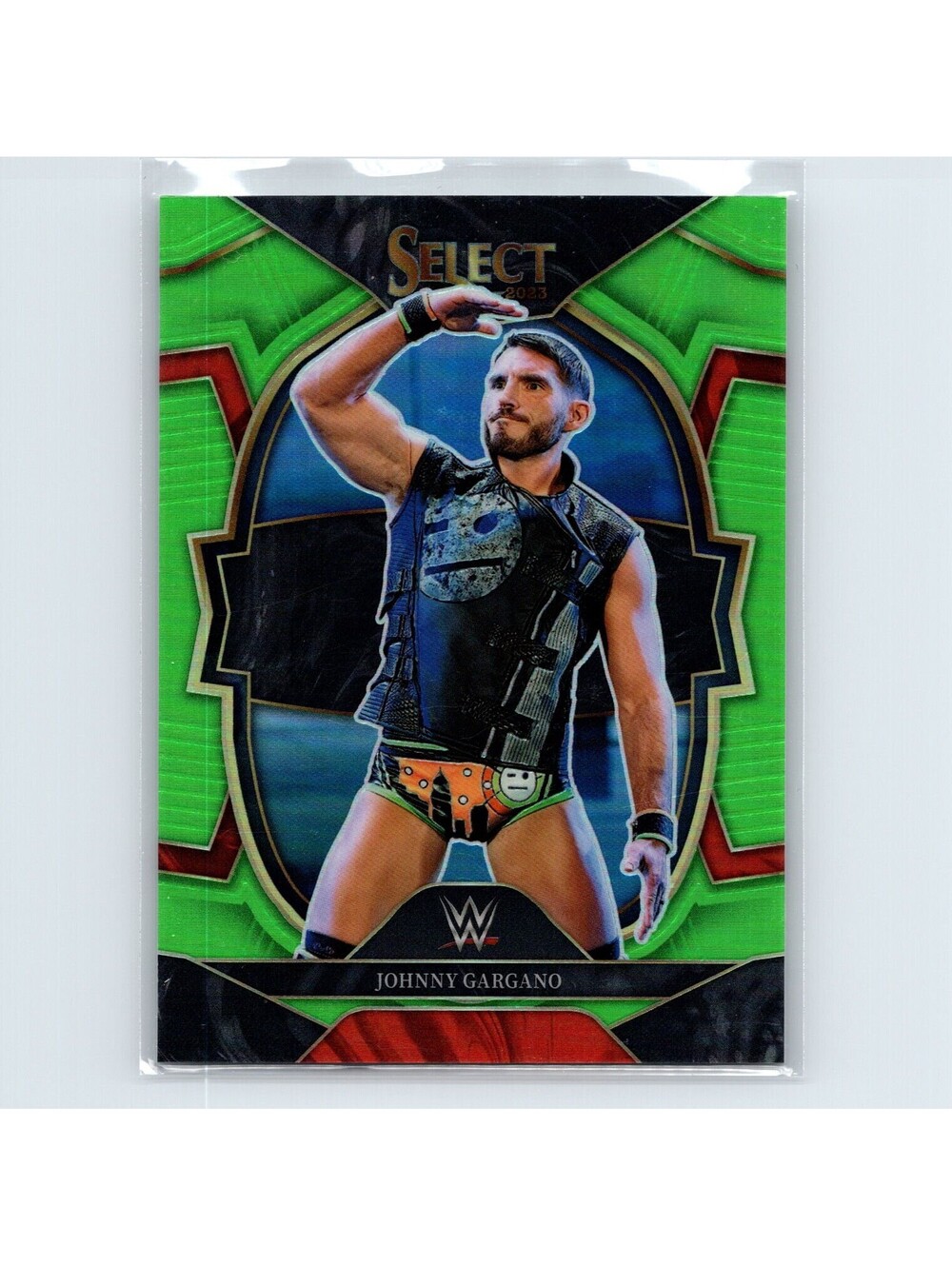 2023 Panini Select WWE Johnny Gargano #78 Neon Green Prizm #/75